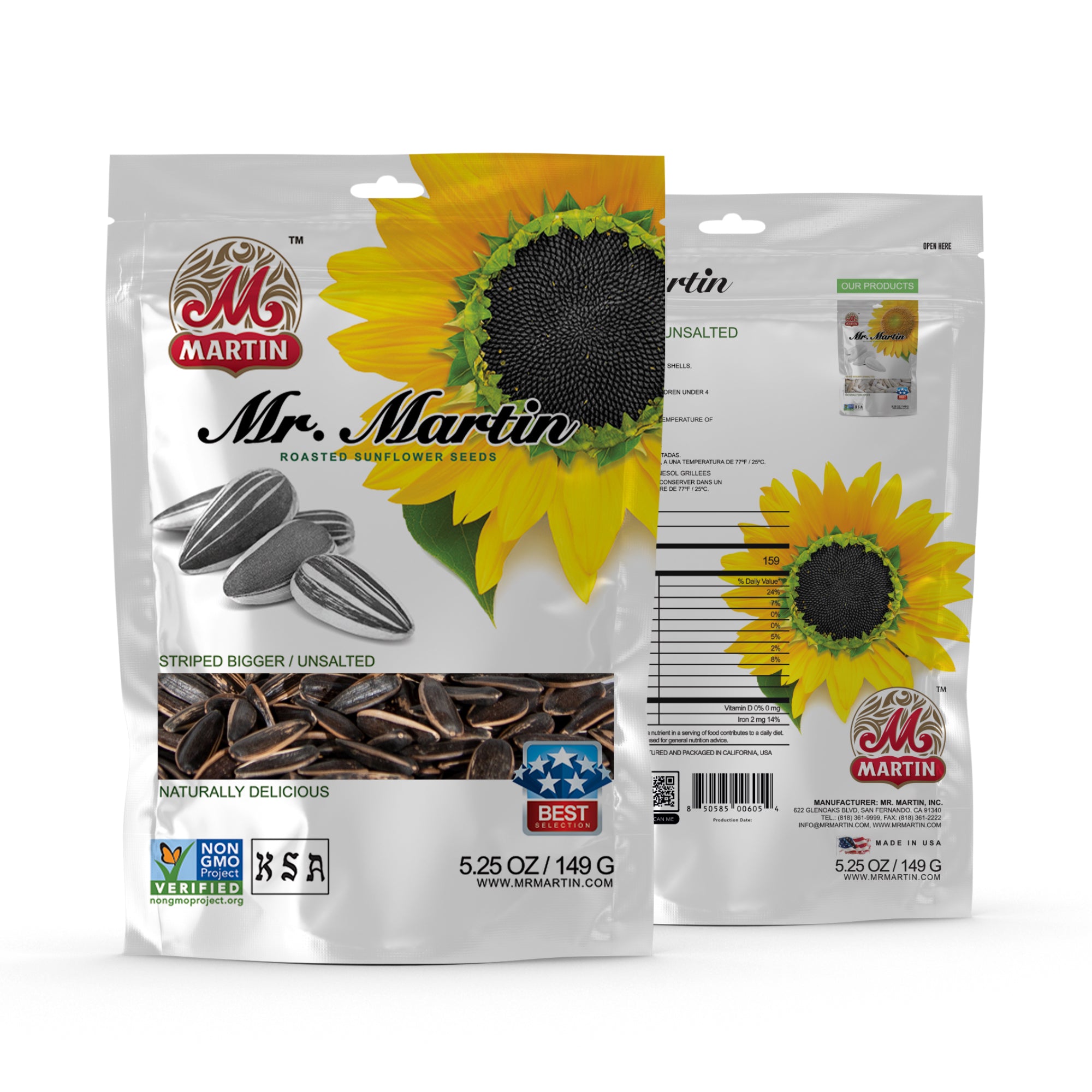 Jumbo Premium Sunflower Seeds | Mr. Martin