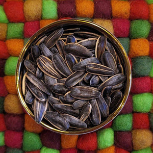 Sunflower Seeds in a Plate