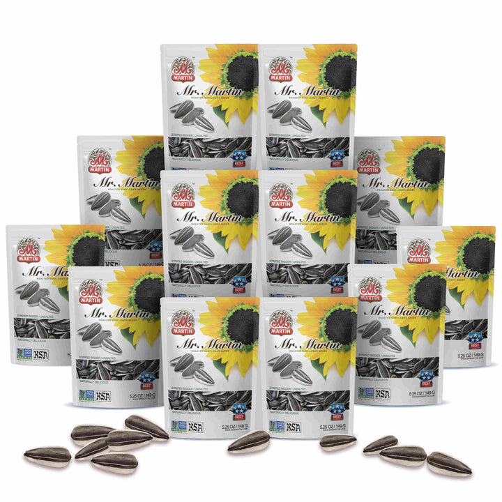 3 Pack of Mr Martin Roasted Unsalted Sunflower Seeds | Mr. Martin